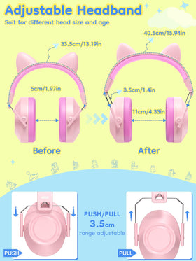 Dr.meter cat ear design stickers personalize comfort and style for kids