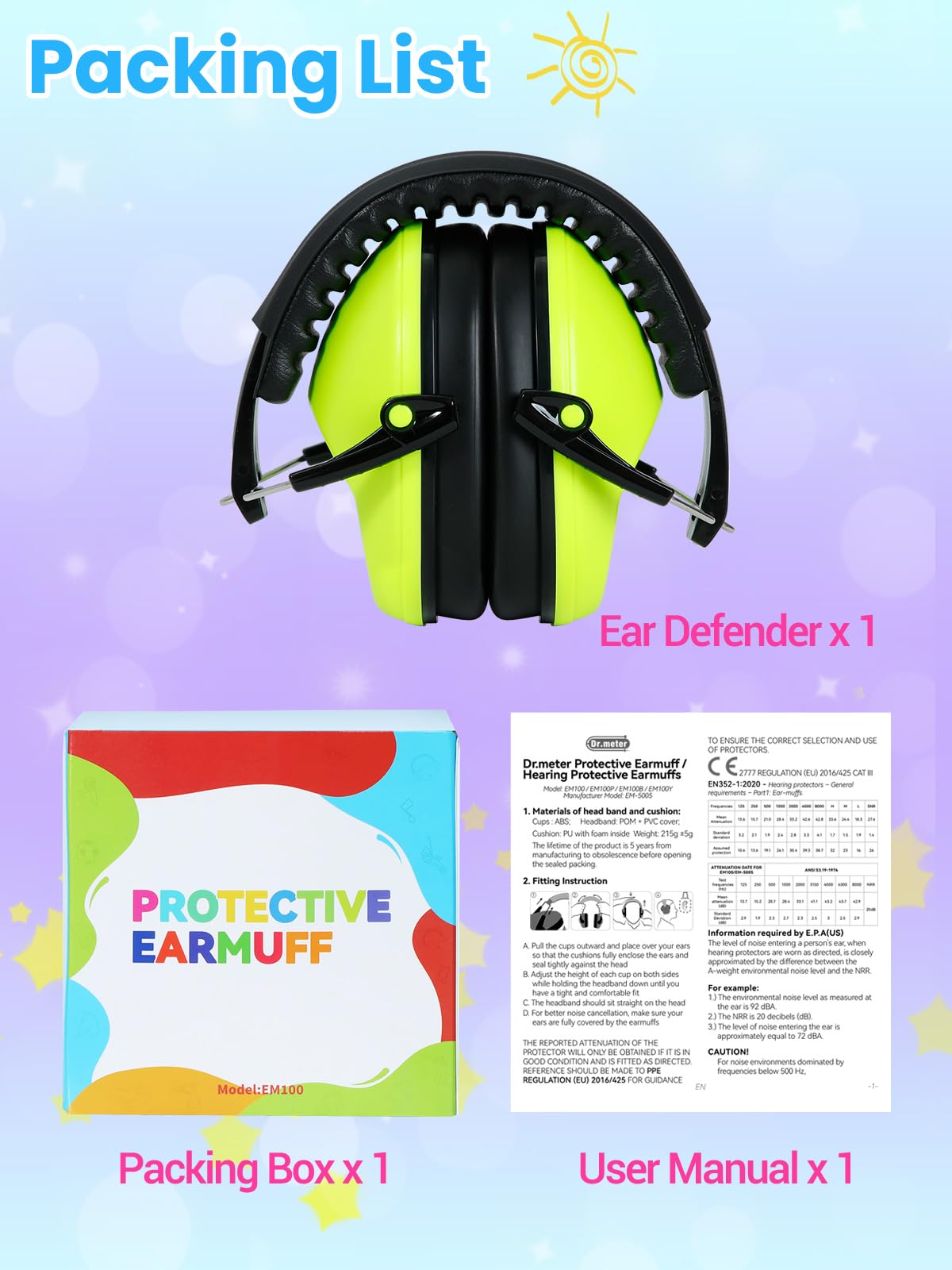 Ideal for monster jams and concerts with Dr.meter EM100.