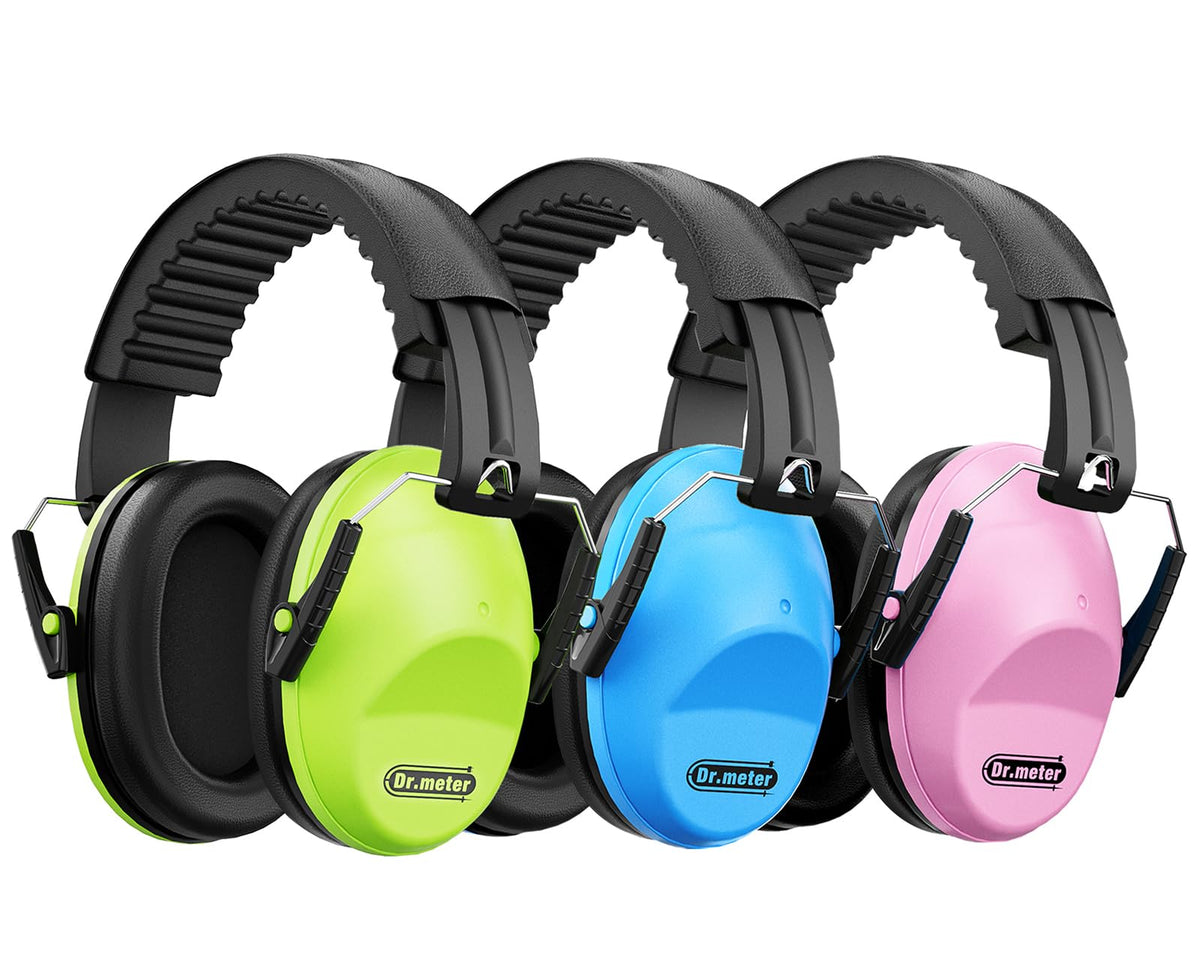 Dr.meter ear muffs with 27.4 dB SNR reduce loud noise at events.