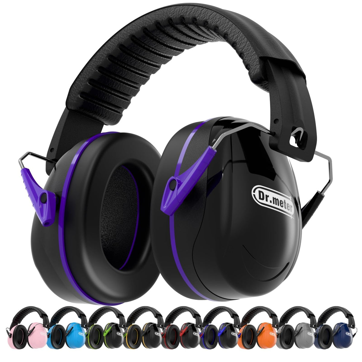 Dr.meter ear protection at gun range with durable design for loud environments.