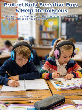 Dr.meter EM100 27 dB noise reduction reduces ambient sounds for safe listening.