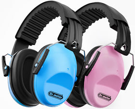 Dr.meter EM100 ear muffs with soft inner sponge for comfortable all-day wear.
