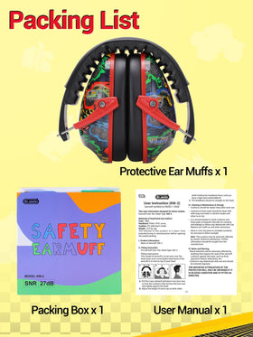 Dr.meter compact travel ear defenders protect children's hearing on the go