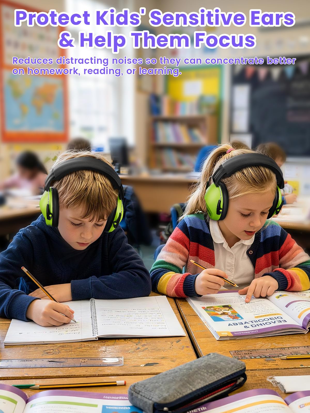 Dr.meter Kids Ear Muffs ideal for outdoor activities like concerts and fireworks.