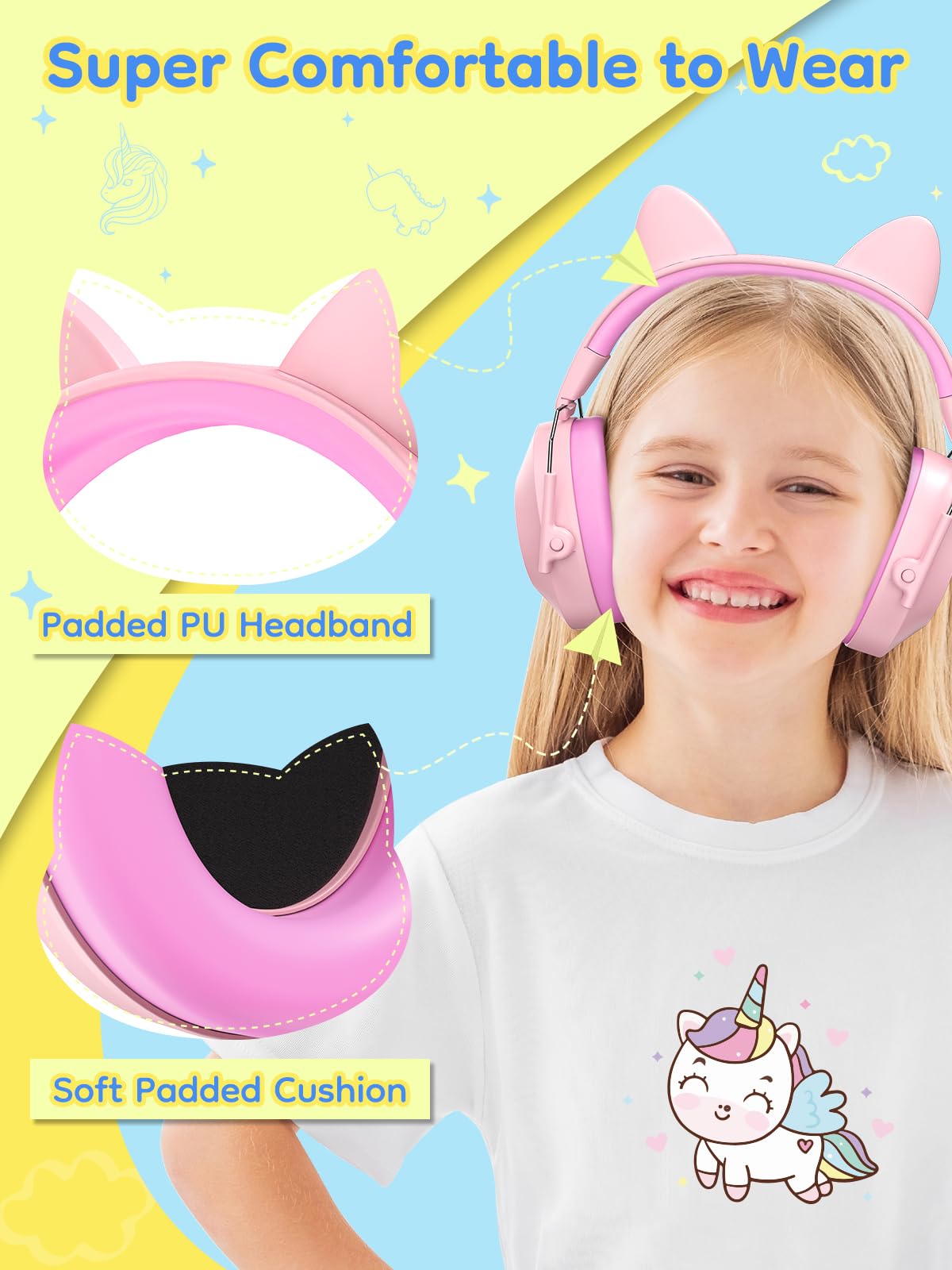 Dr.meter kids ear protection for autism sensory environments helps concentration