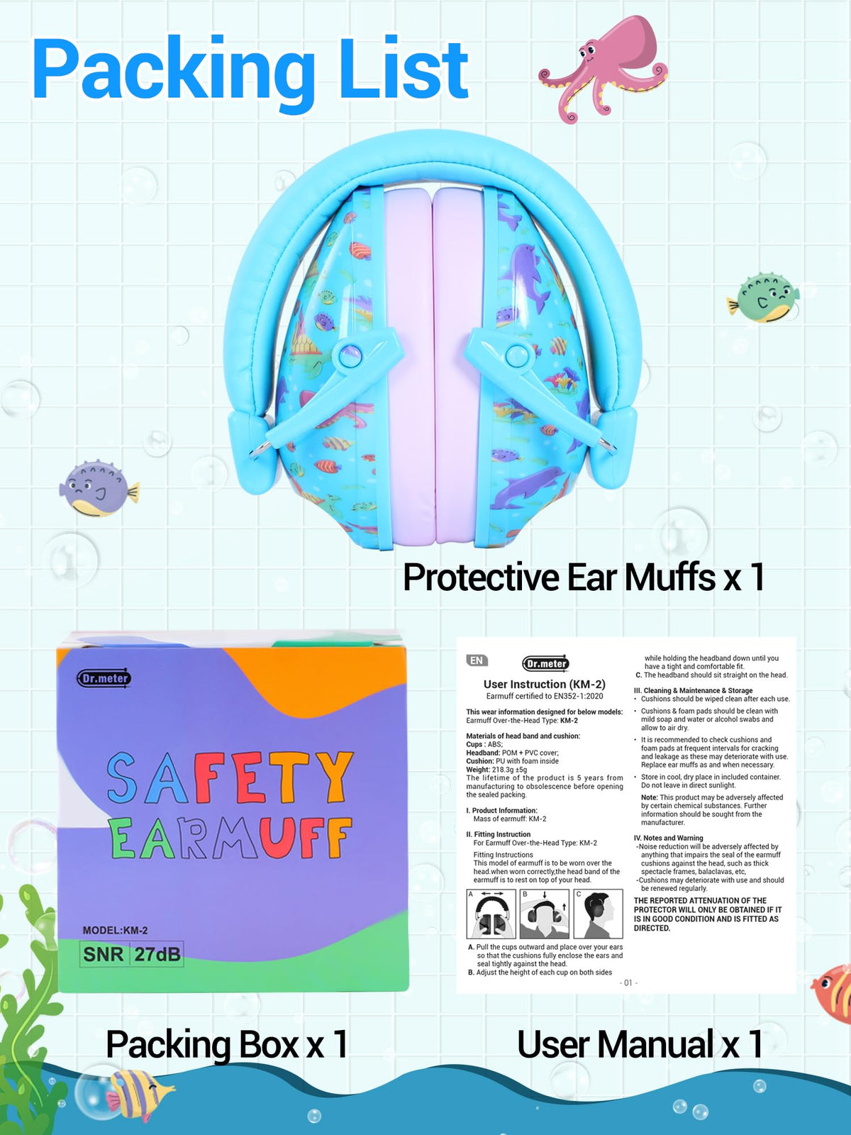 Dr.meter kids protect ears at fireworks while hearing family voices.