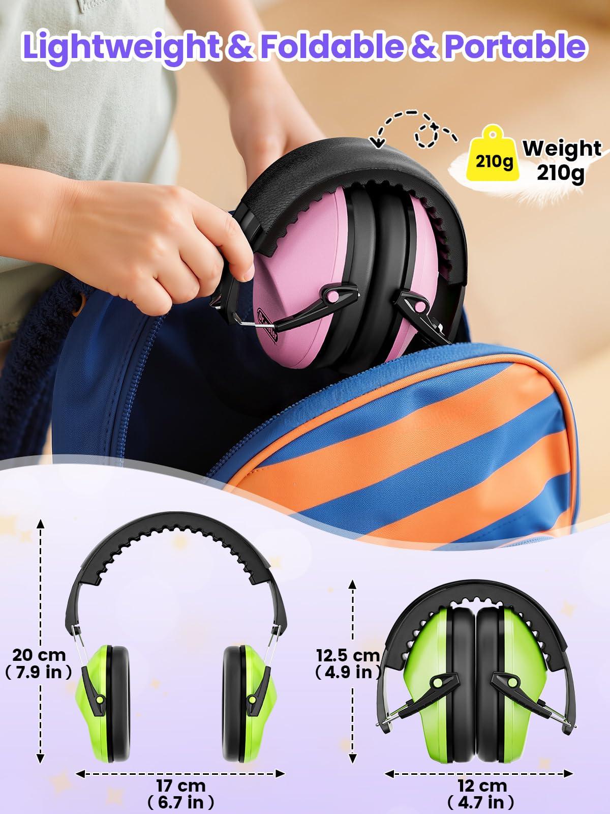Dr.meter ear defenders used during classroom study sessions.