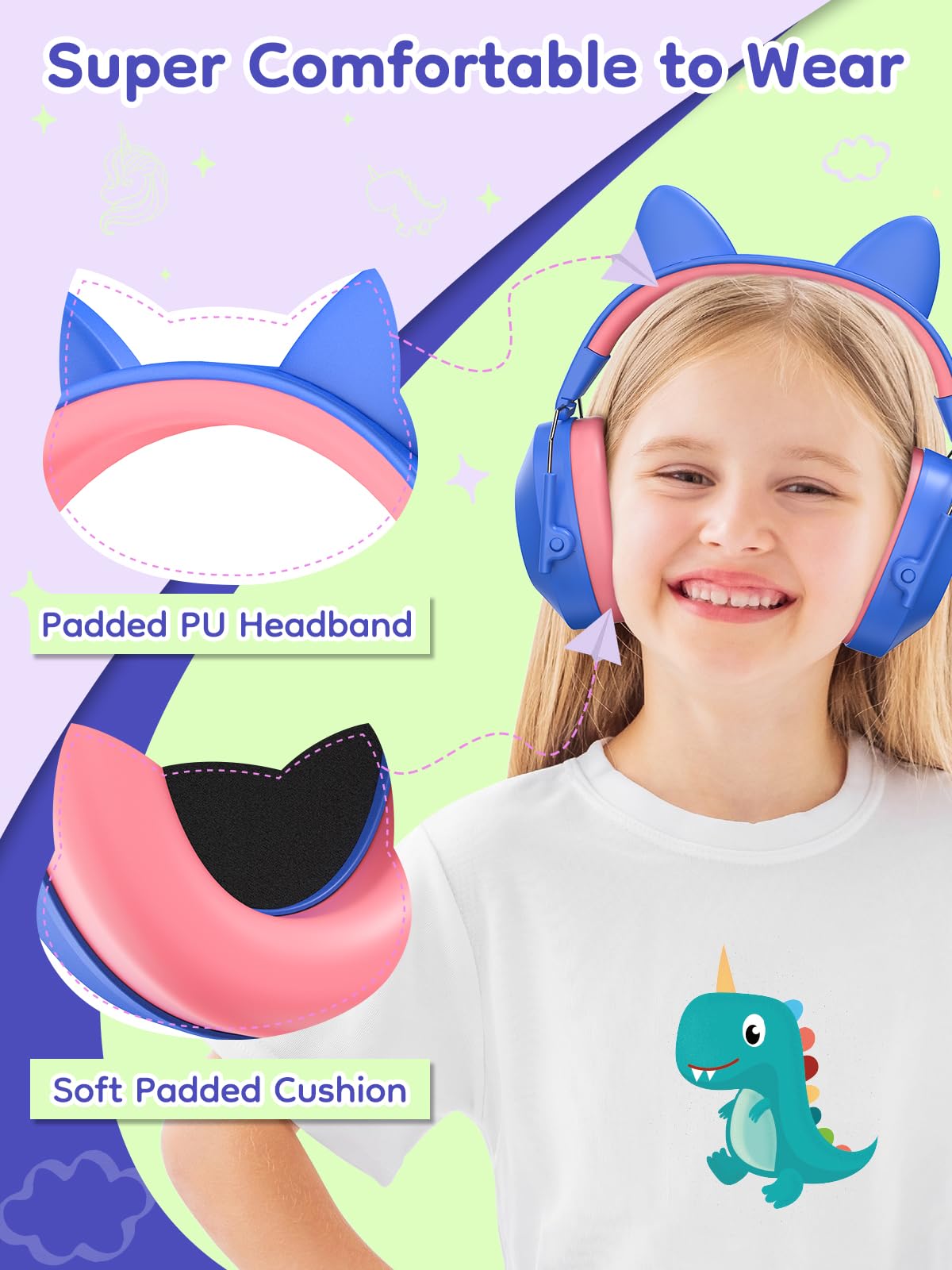 Dr.meter 32dB-noise-reduction earmuffs reduce ambient noise for better focus