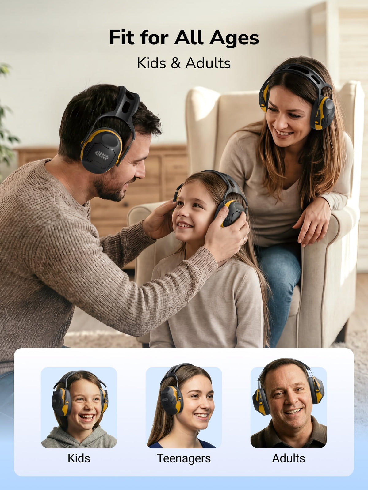 Dr.meter 34dB SNR and 28dB NRR reduce loud noise.