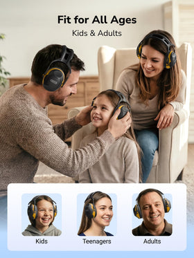 Dr.meter 34dB SNR and 28dB NRR reduce loud noise.