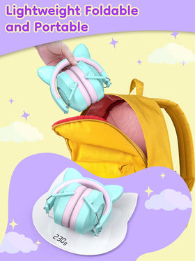 Dr.meter earmuffs offer versatile use for school, travel, sports events