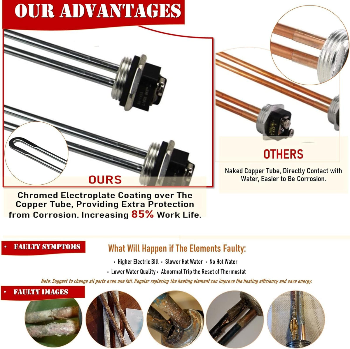 Image showing broad compatibility of DROMIX with multiple heater brands.