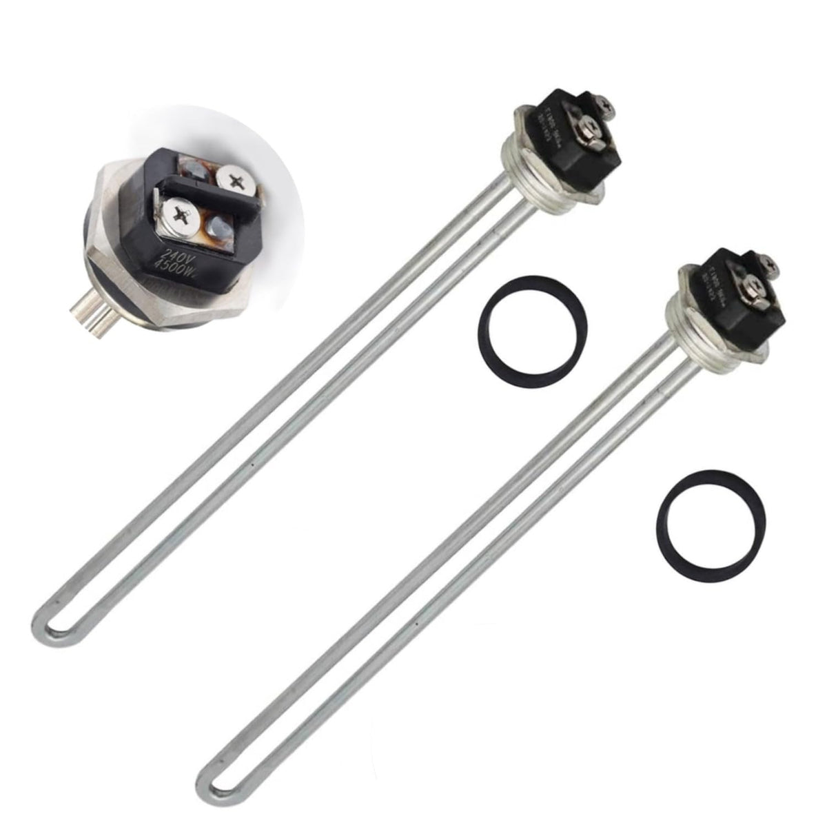 Close up of threaded screw-in mount on a DROMIX element.
