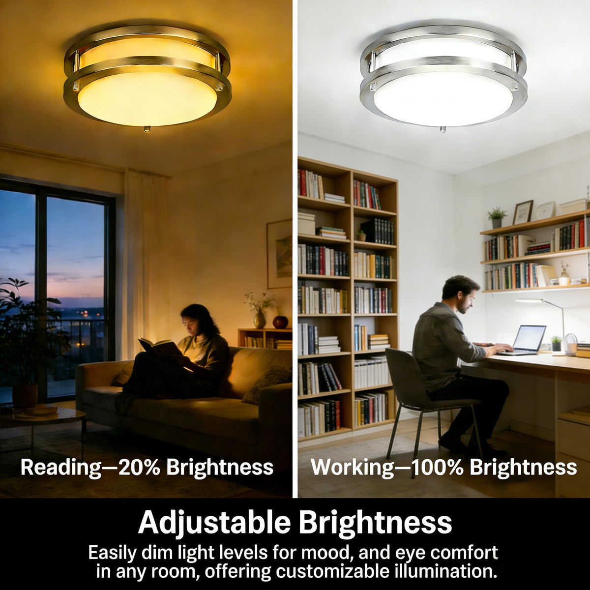 Drosbey energy-saving LED fixture lowers electricity consumption.