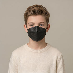 Dr.Puri KF94 black mask packaging shows a hygienic 20-pack case