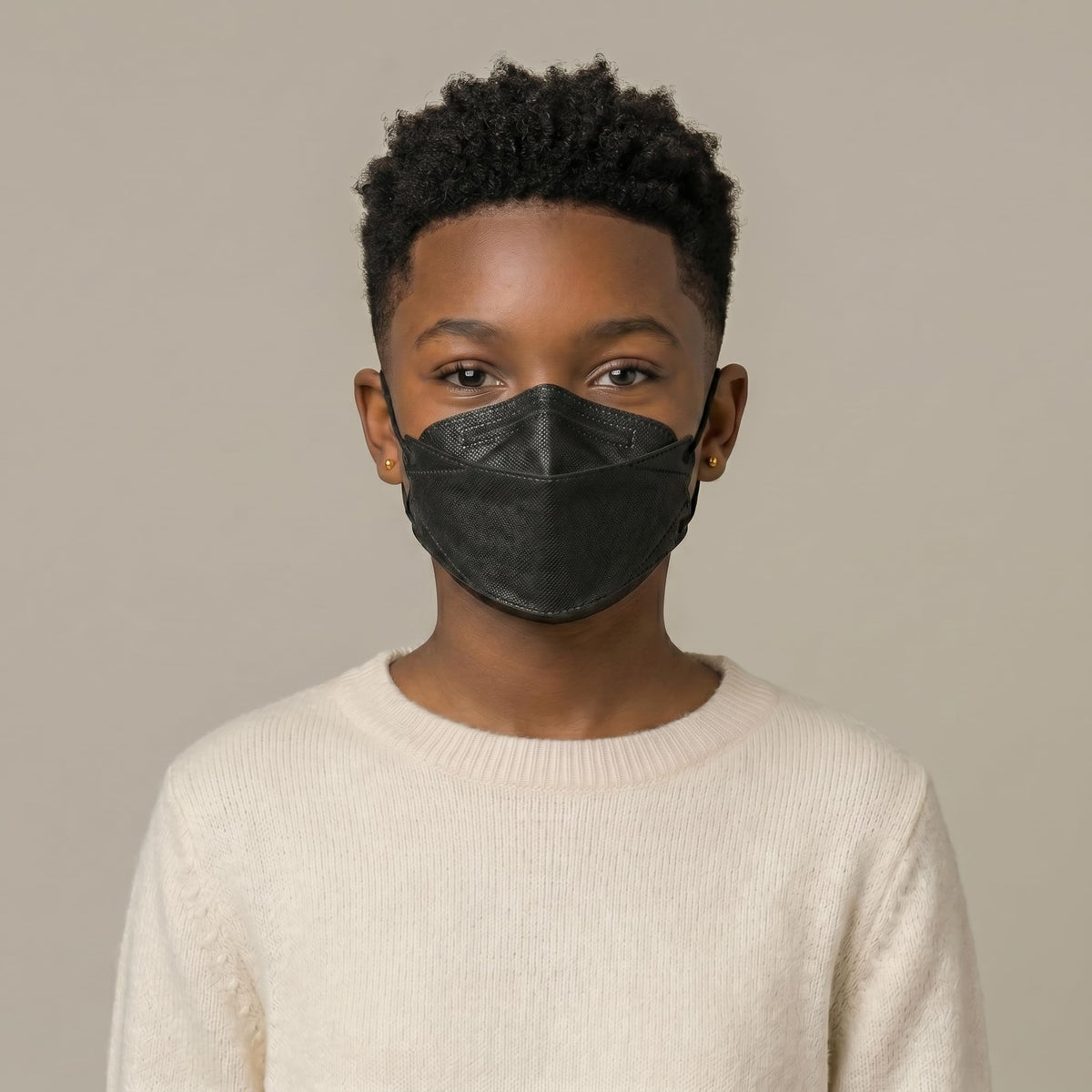 Dr.Puri KF94 black mask ergonomic 3D design for secure fit