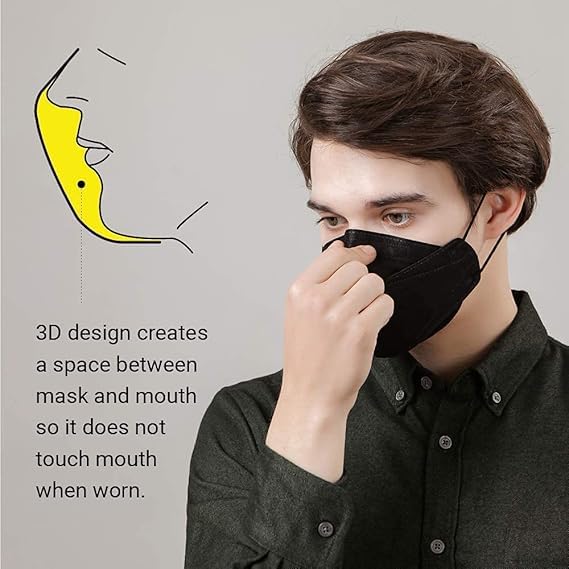 Dr.Puri KF94 mask ideal for indoor and outdoor cooking environments.