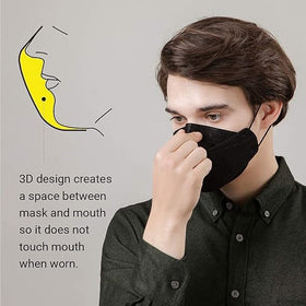 Dr.Puri KF94 mask ideal for indoor and outdoor cooking environments.