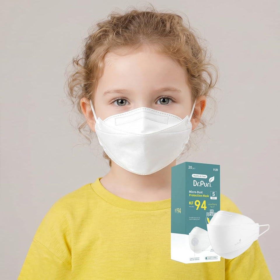 Dr.Puri KF94 small mask packaging for on-the-go protection