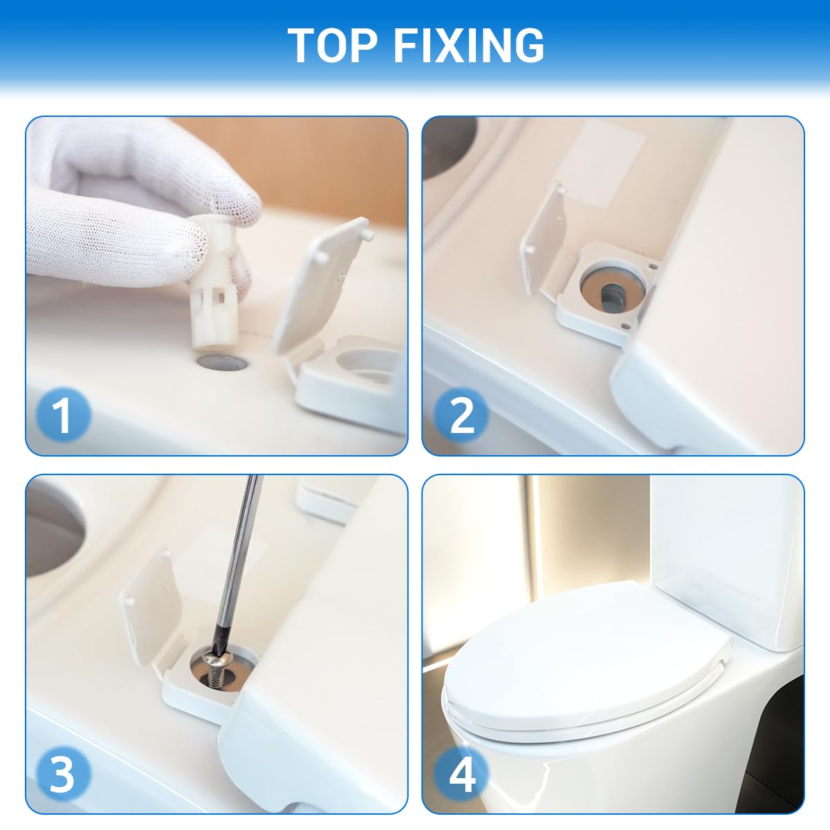 DryLabs quick-install elongated seat fits most bowls for fast setup.
