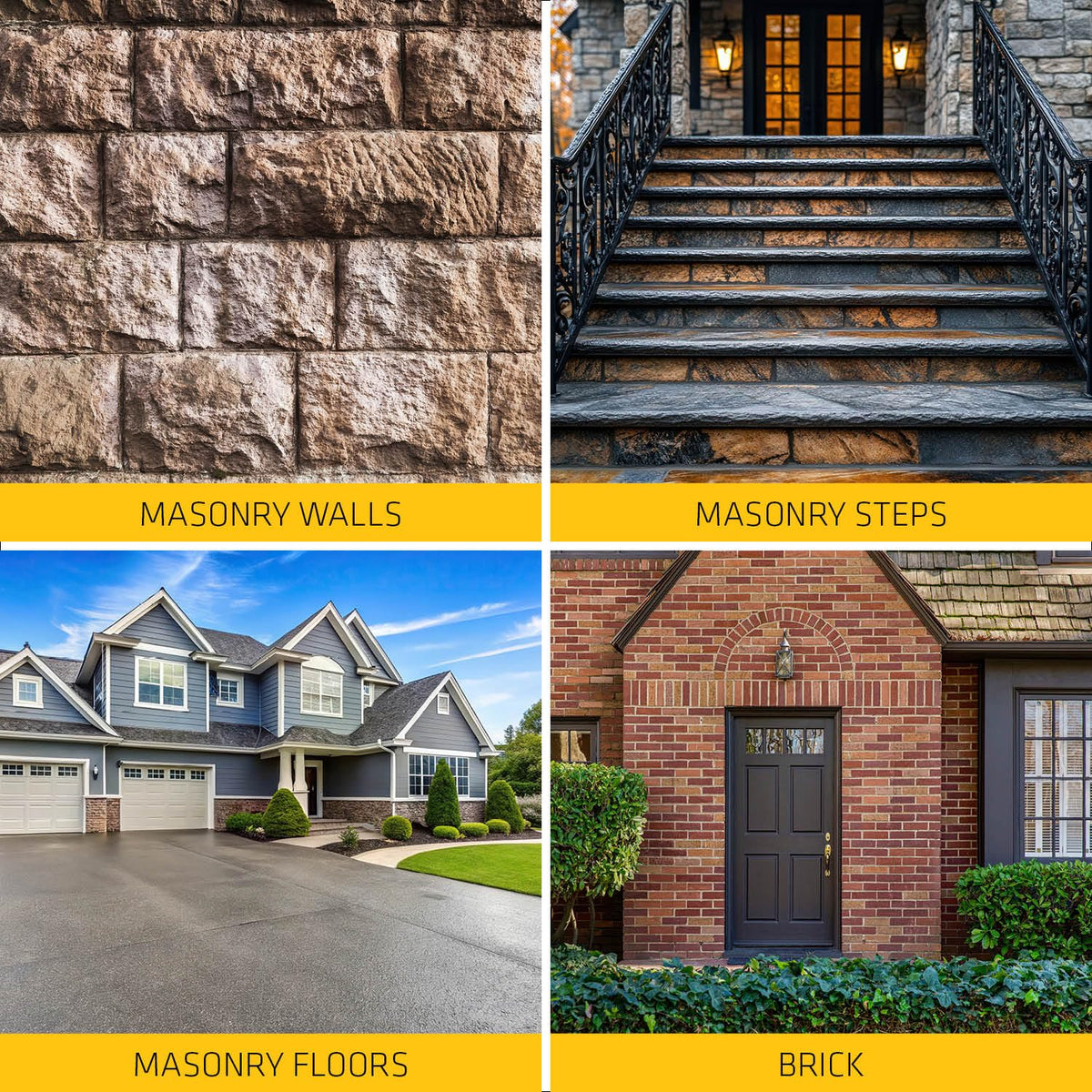 Drylok Masonry Crack Filler quick-cure patch for indoor and outdoor use.