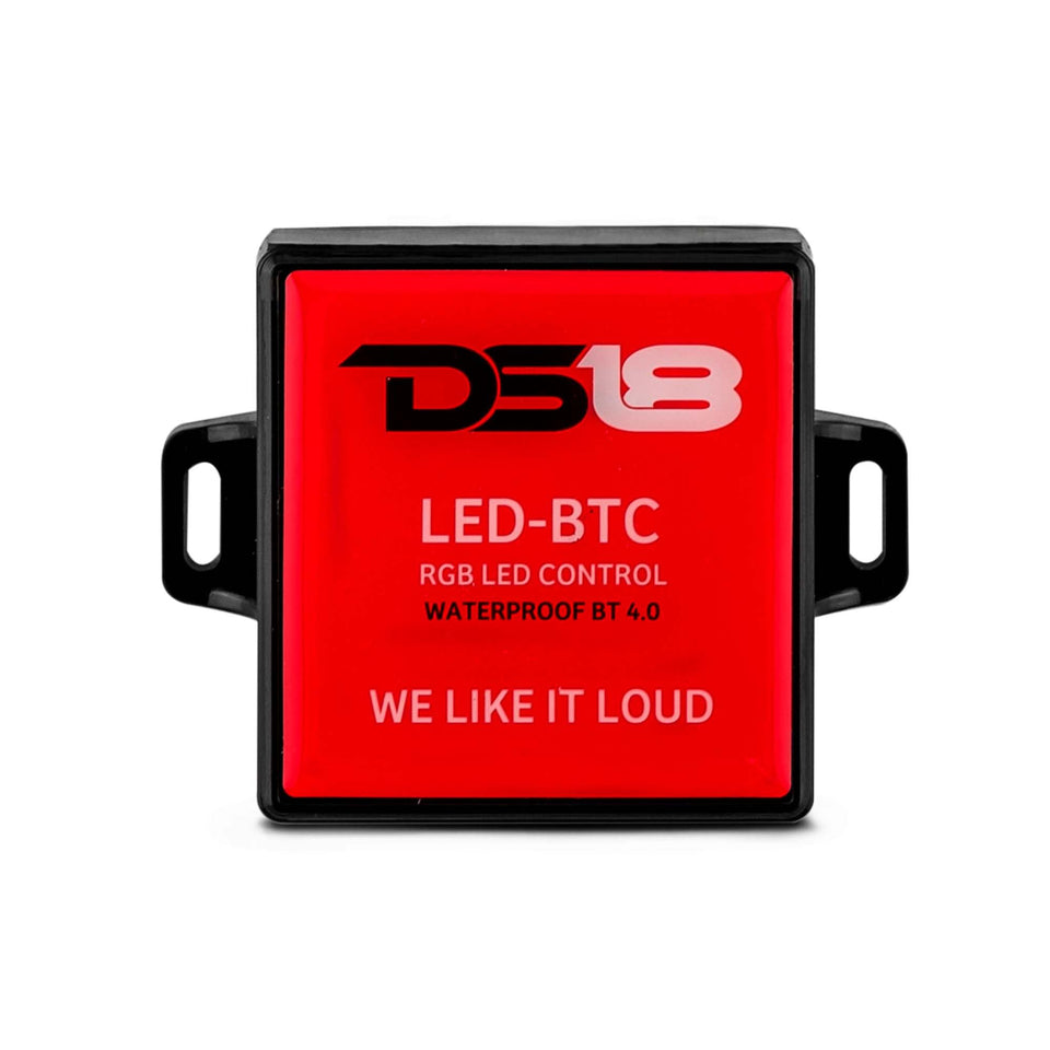 DS18 Audio LED-BTC LED Bluetooth control panel for vibrant speaker lighting.