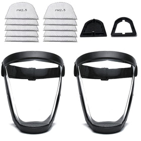 DSHTP Full Face Shield front view with anti-fog clarity for daily tasks