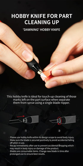 DSPIAE small blades and deburring tools for clean trimming