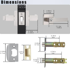 DSJJBLL brass tumbler cylinder with 5 pins for smooth operation