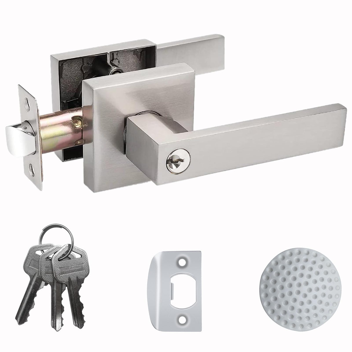 DSJJBLL heavy duty keyed-alike door handle for secure family access