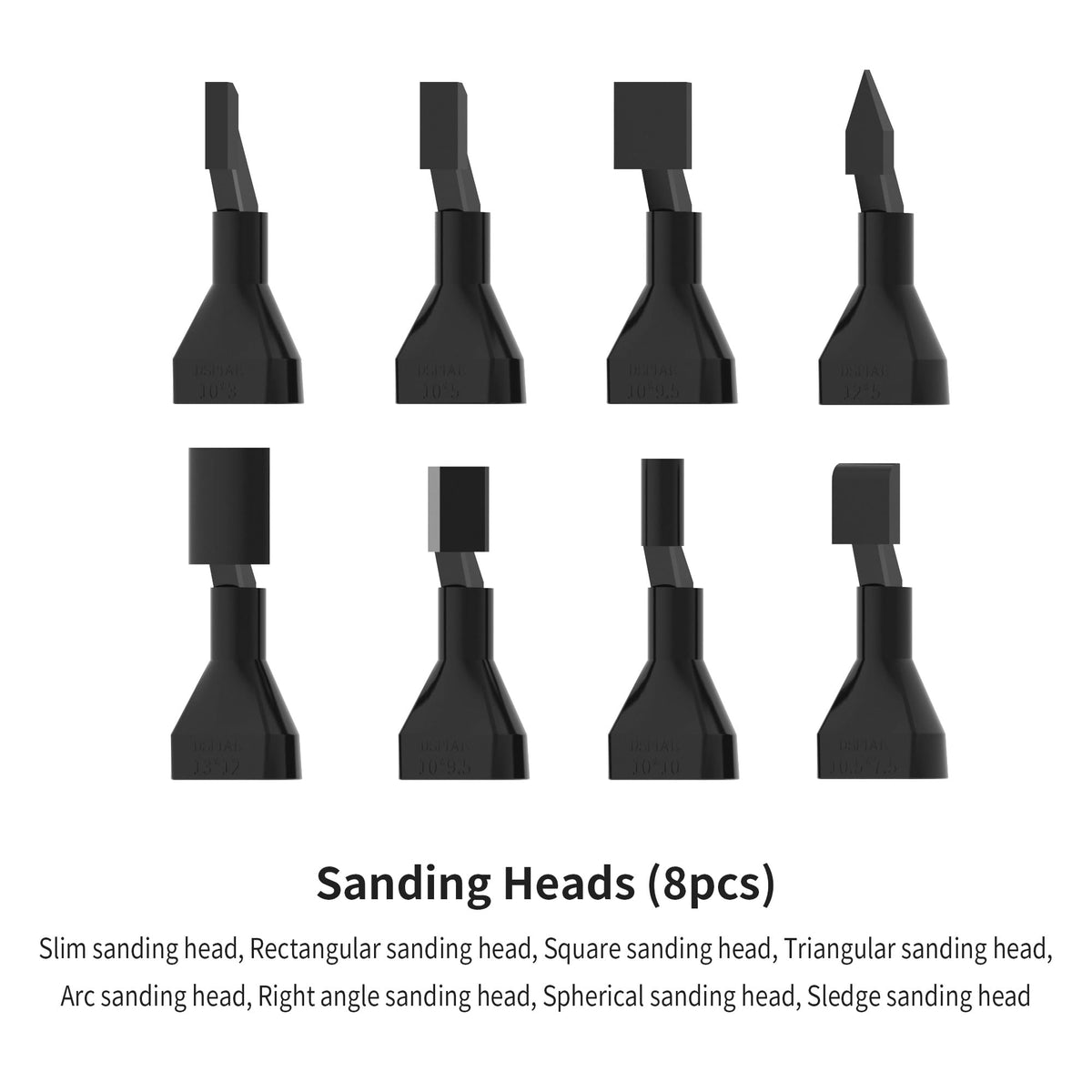 DSPIAE electric reciprocating sander side view highlighting compact ergonomic design.