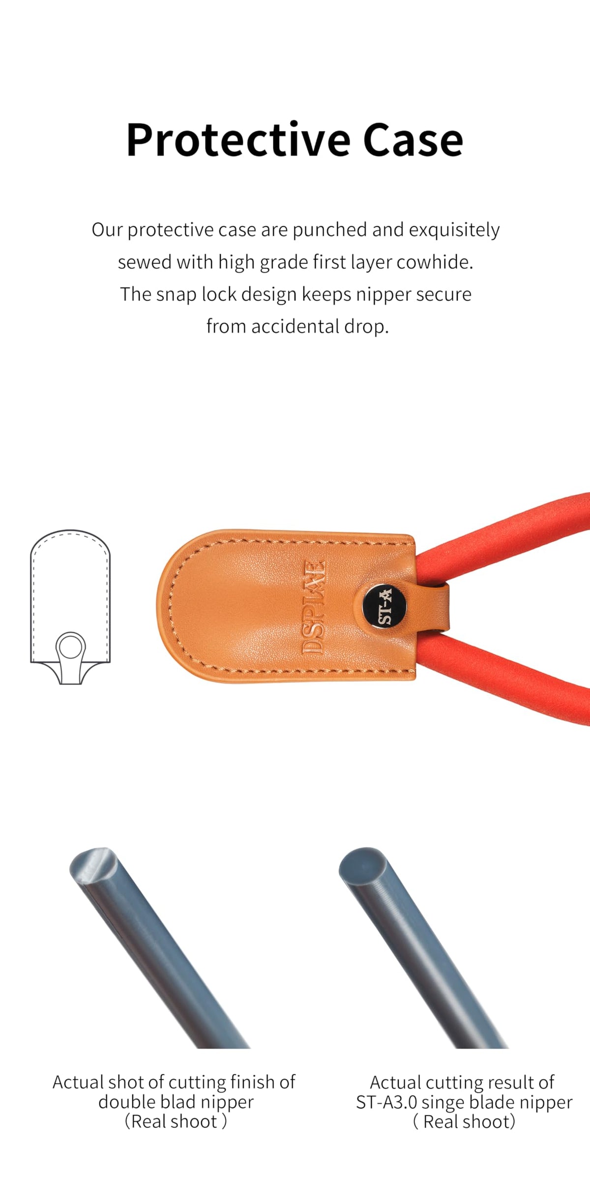 DSPIAE ST-A Ultra-Thin Blade Nipper desk setup for nail care routines