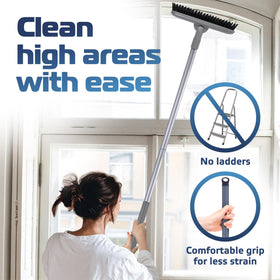 DSV Standard grout scrub brush cleans hard-to-reach areas without bending