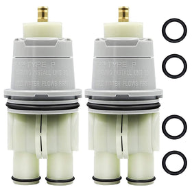 DSWJZDW RP46074 cartridge close-up demonstrates durable plastic construction for Delta compatibility.