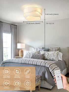 DSYBRI 20-inch low-profile design fits small rooms gracefully.
