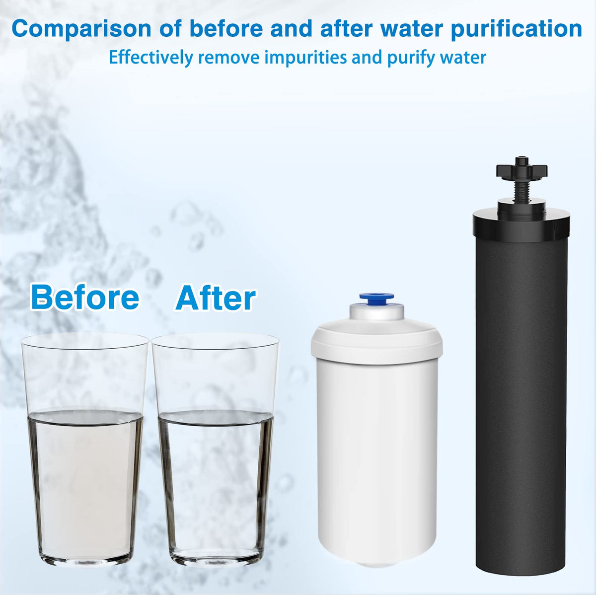 DTESL high-efficiency filtration reduces chlorine, odors, and sediment