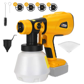DTEZTECH cordless paint sprayer with Dewalt 20V compatibility for portable projects.