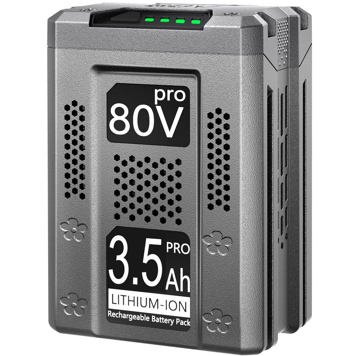 DTK 3500mAh 80V battery front view for long-lasting cordless power
