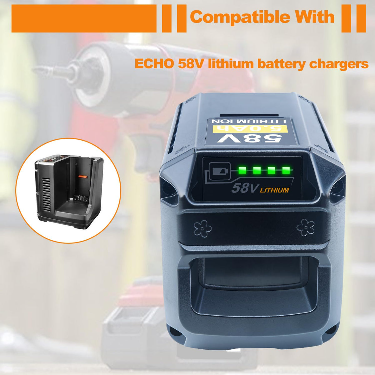 DTK 58V 5Ah battery safety features against overcharge.
