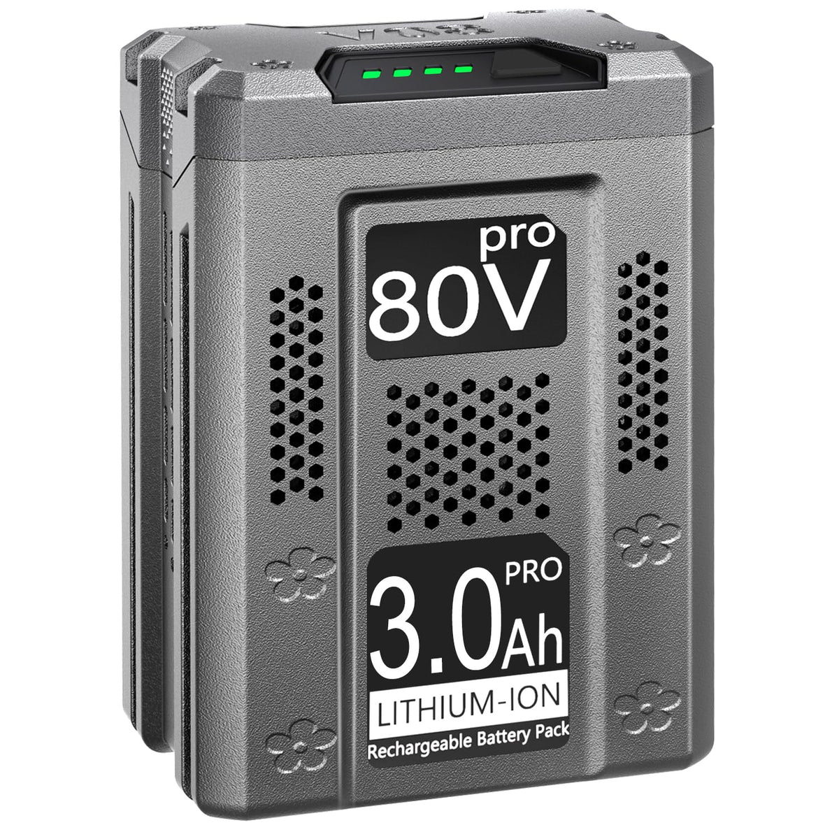 DTK 80V battery KB2580-06 compatibility for longer run time.