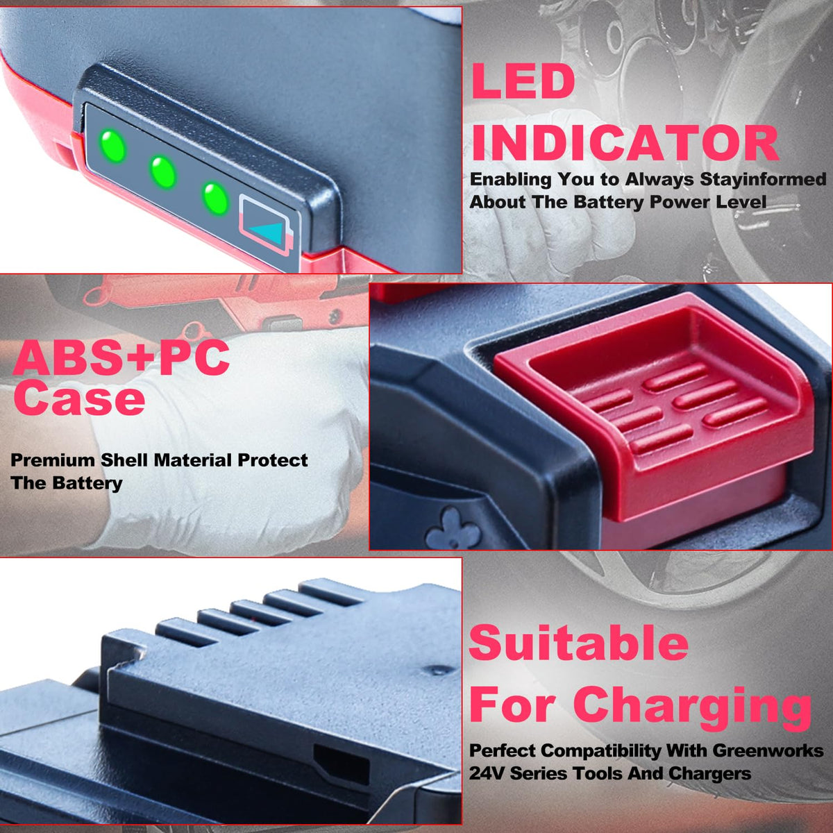 DTK Bauer 20V 5.0Ah supports fast charging with the original charger.