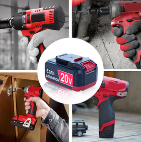 DTK Bauer 20V 5.0Ah ideal for outdoor lawn care tasks.