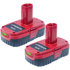 DTK Craftsman 19.2V 2-pack front view shows compact design for storage.