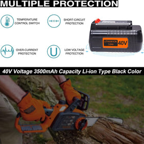 DTK safety-certified battery with built-in protections for safe operation.