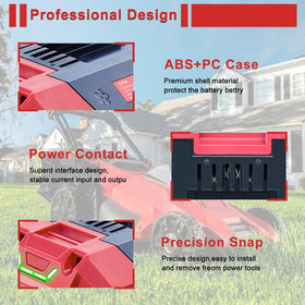 DTK SKIL 40V 5Ah battery packaging highlighting value and warranty