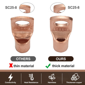DTLDZSC marine-grade copper lug for outdoor environments