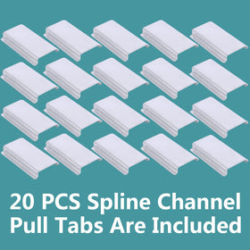 Dttbgg spline-channel replacement tab fits standard channels for easy maintenance.