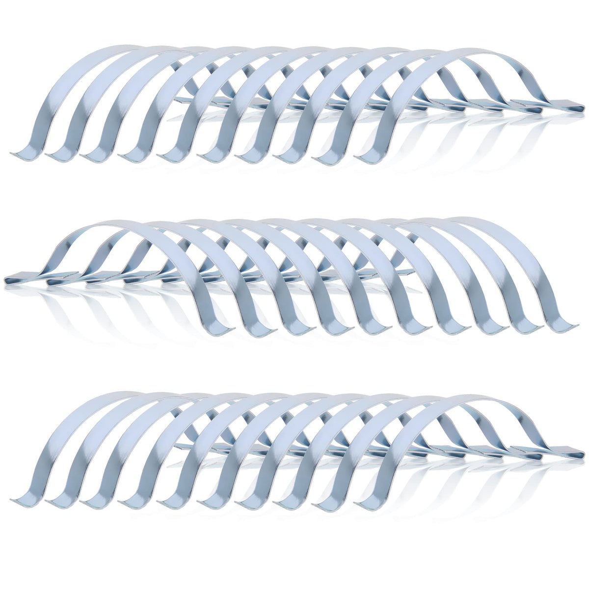 dttbgg closeup of tension spring corner clip shows durable zinc plated steel for long lasting hold