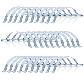 dttbgg closeup of tension spring corner clip shows durable zinc plated steel for long lasting hold