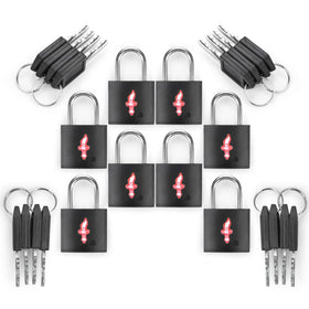 DUALCROWN luggage locks neon design glow to identify bags during travel